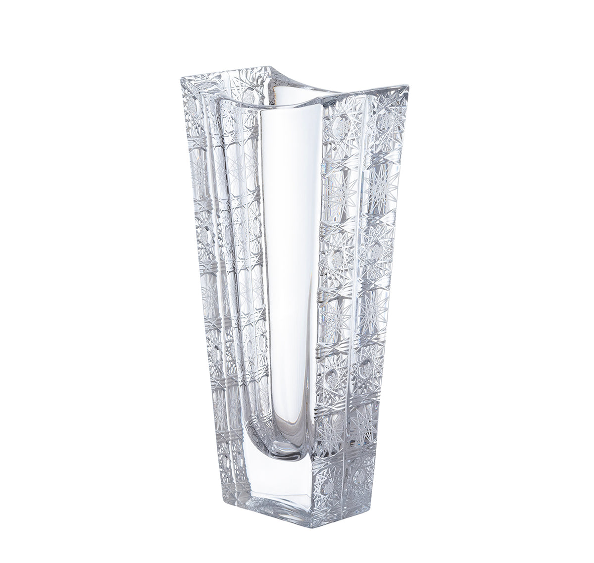 【未使用】 ボヘミア・ピン・ニズボウルPK500 クリスタル ハンドメイドカット BOHEMIA Cristal - ボヘミア 500PKカット シャンパングラスペア