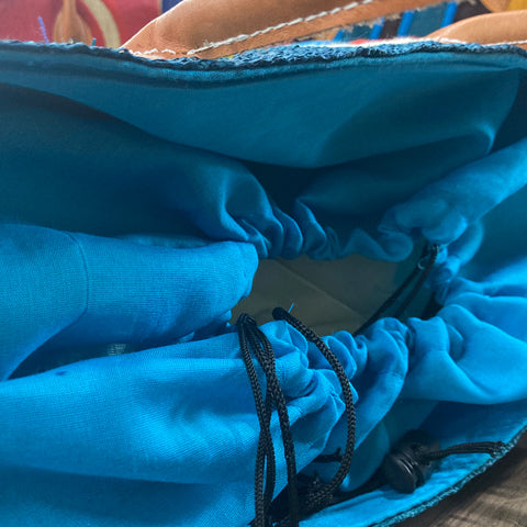 French Marche Bag/フルール〈ブルー〉Mサイズ